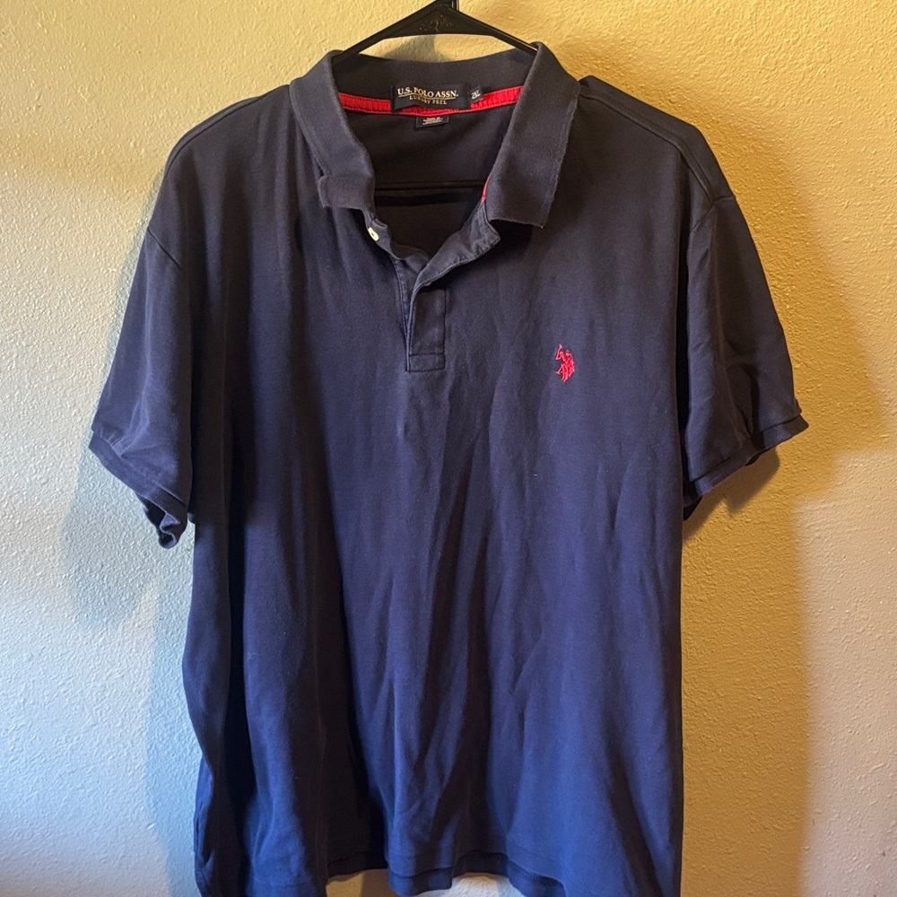 Polo by Ralph Lauren Men's Dark Blue Polo Shirt